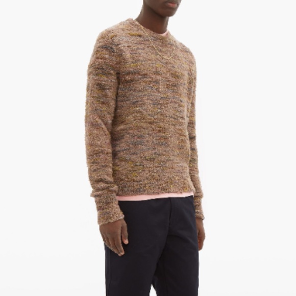 [RAG & BONE] Brock Marled-bouclé Wool-blend Sweater In Brown Multi - Picture 2 of 7